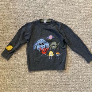 Baby GAP monster friends sweater size 5
